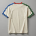 Cropped Color-Block Ringer Tee