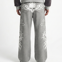 Wide Leg Tribal Sweatpant
