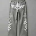 Wide Leg Tribal Sweatpant