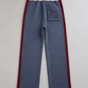 Deconstructed Wide Leg Sweatpant