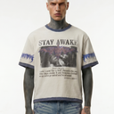 Stay Awake Ringer Tee
