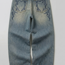 SALVAGE Tribal Embroidered Denim