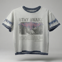 Stay Awake Ringer Tee